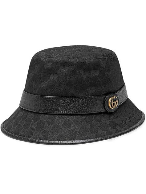 black gucci baseball cap|gucci men's bucket hat.